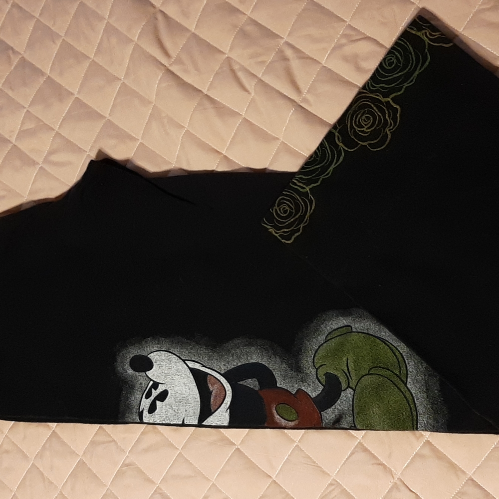 Disney black sweatpants 346